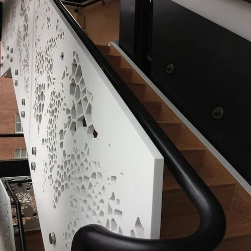 Stair Railing with LED Lighting